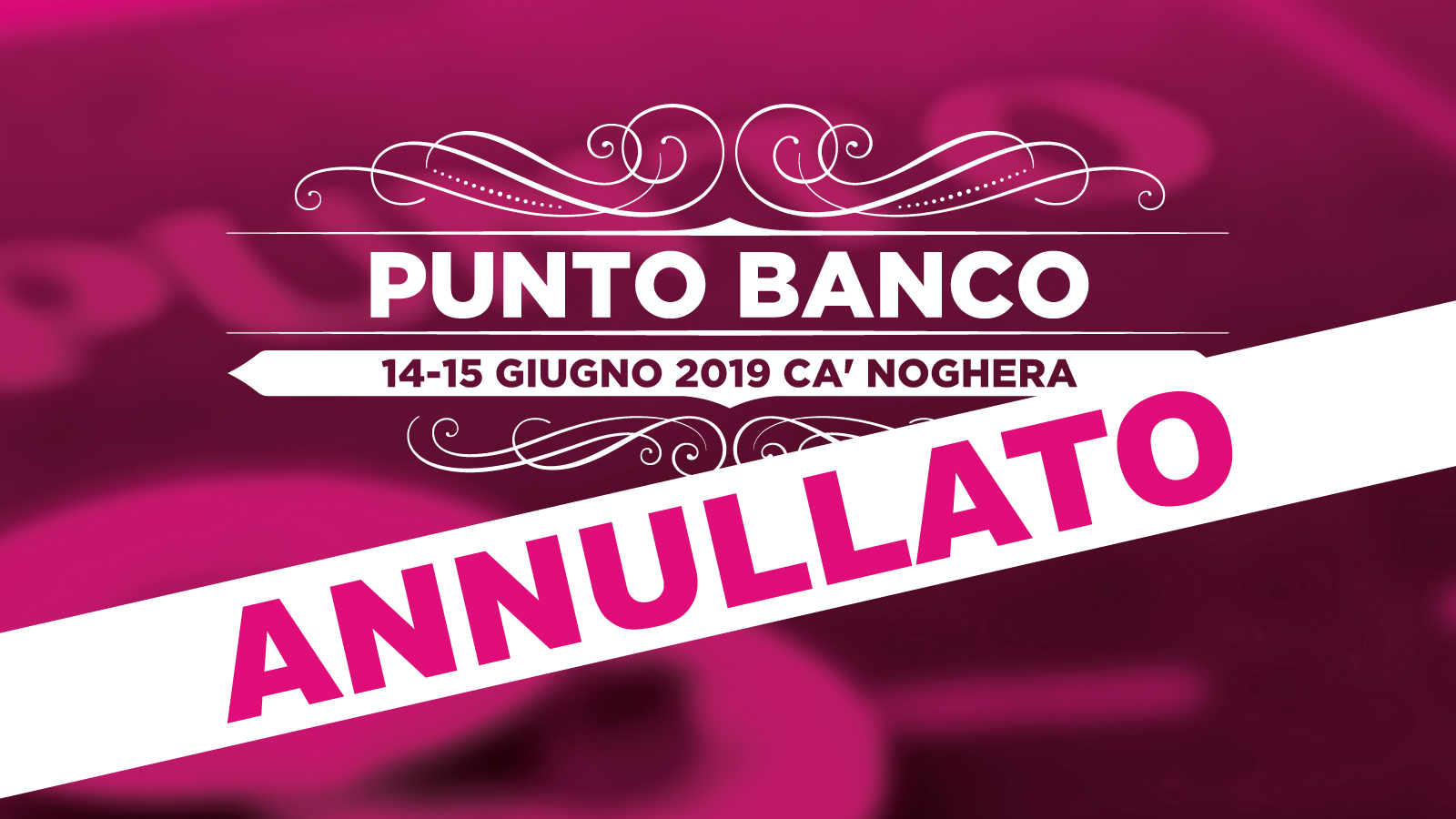 PUNTO BANCO ANNULLATO